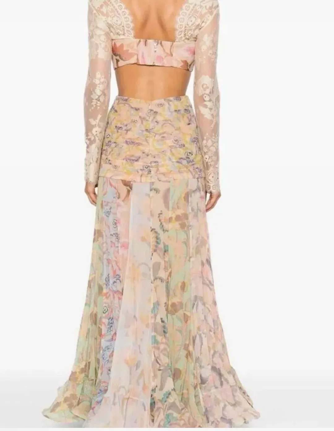 Zimmermann Eden flounce maxi dress size 1 for rent on The Volte - main image