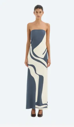 SIR THE LABEL LILOU STRAPLESS DRESS for rent on The Volte - image 2