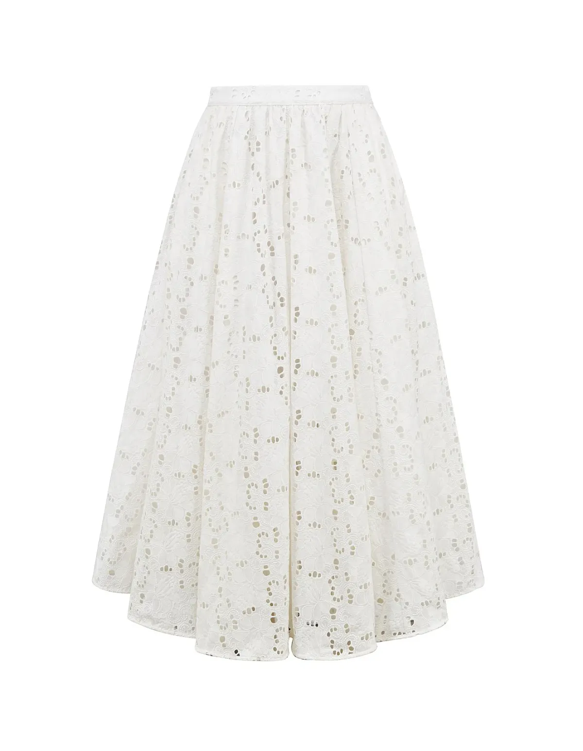House of CB Francine Midi Skirt XL Cloud Dancer - Image 4