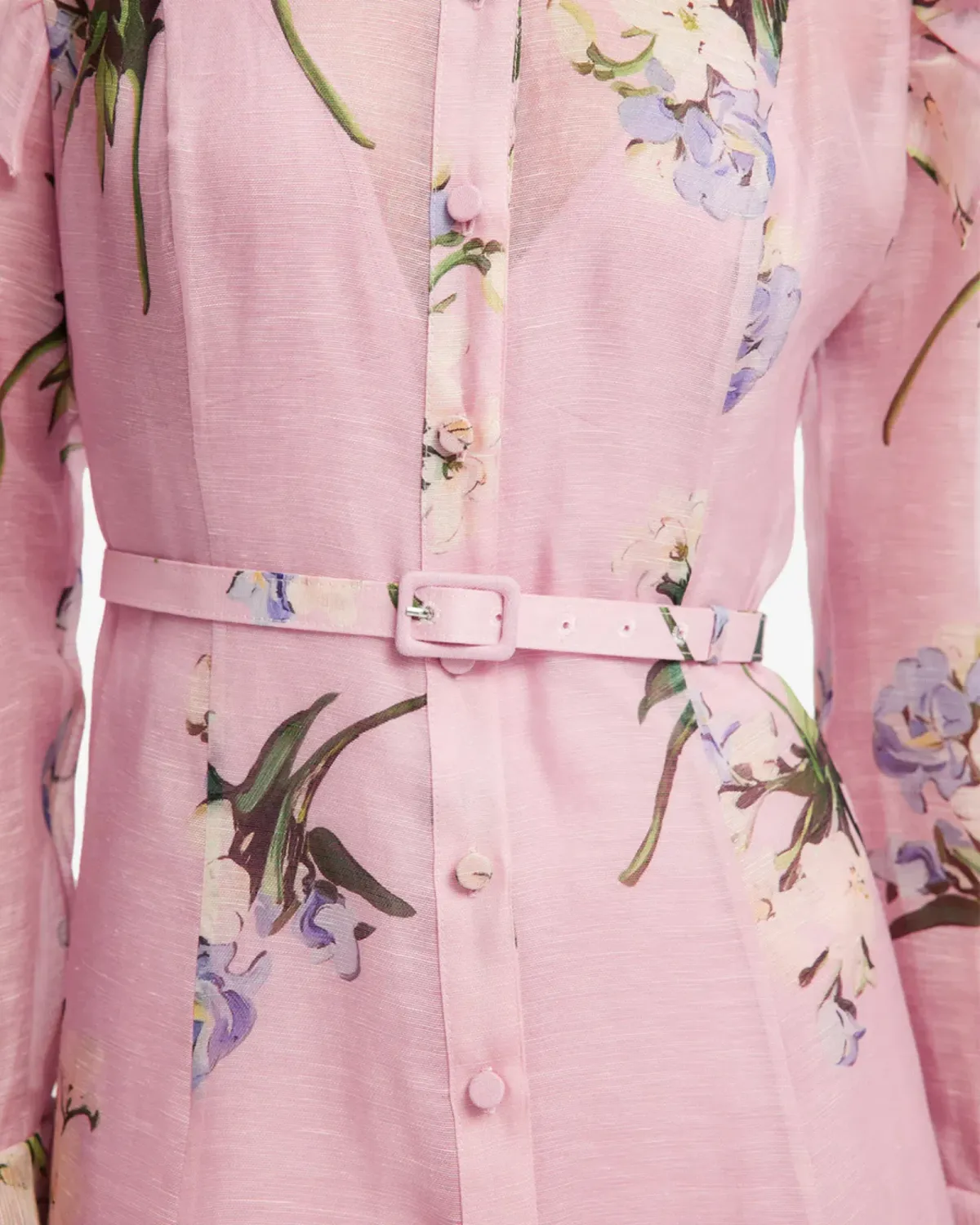 Leo Lin Katrina Butterfly Sleeve Midi Dress Size 12 - Image 5