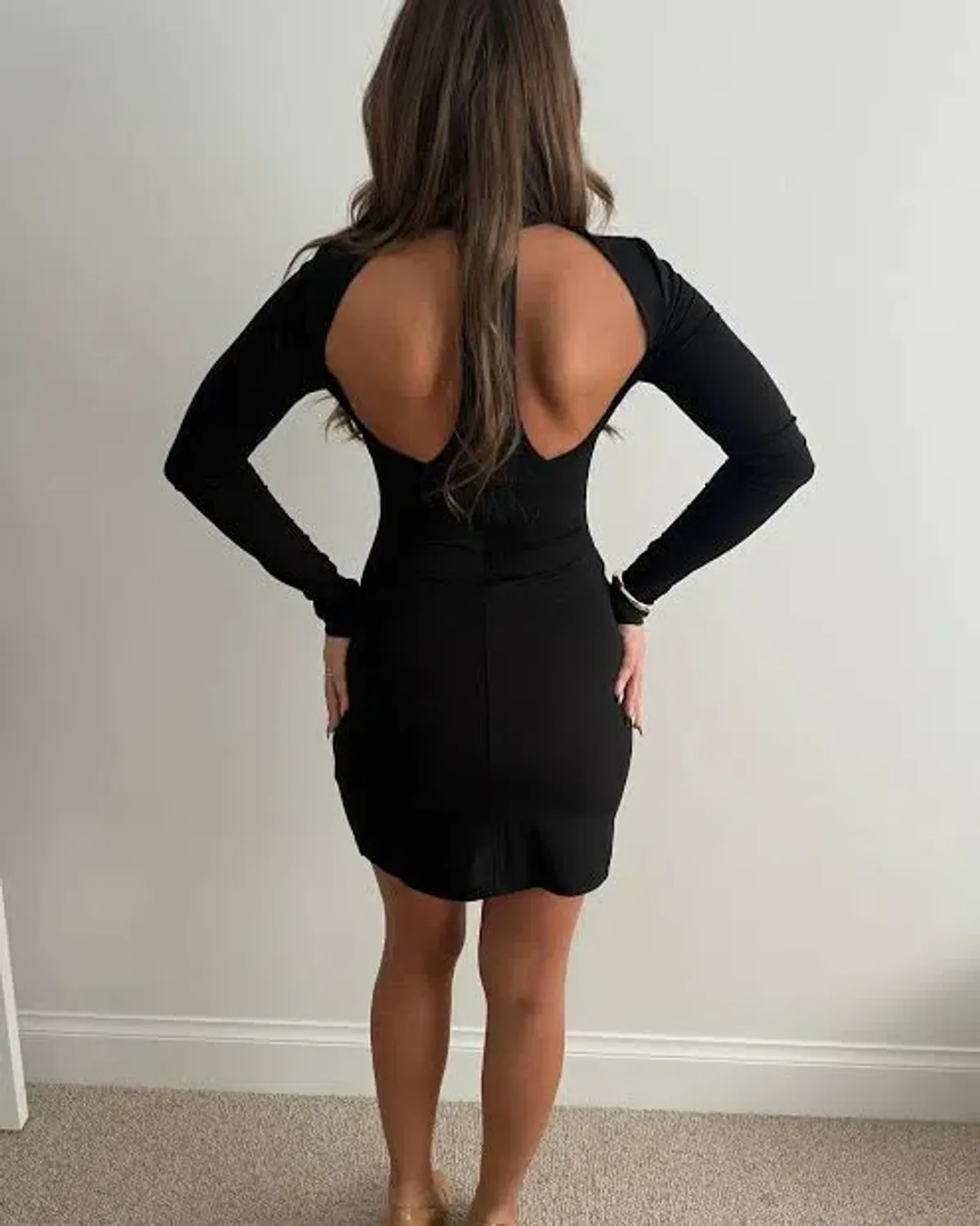 BENNI Veda Mini Dress In Black | Size AU 6 - Image 6