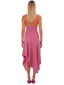 I Am Delilah Lana Midi Dress in Hibiscus Pink Size S / AU 8 for rent on The Volte - image 3