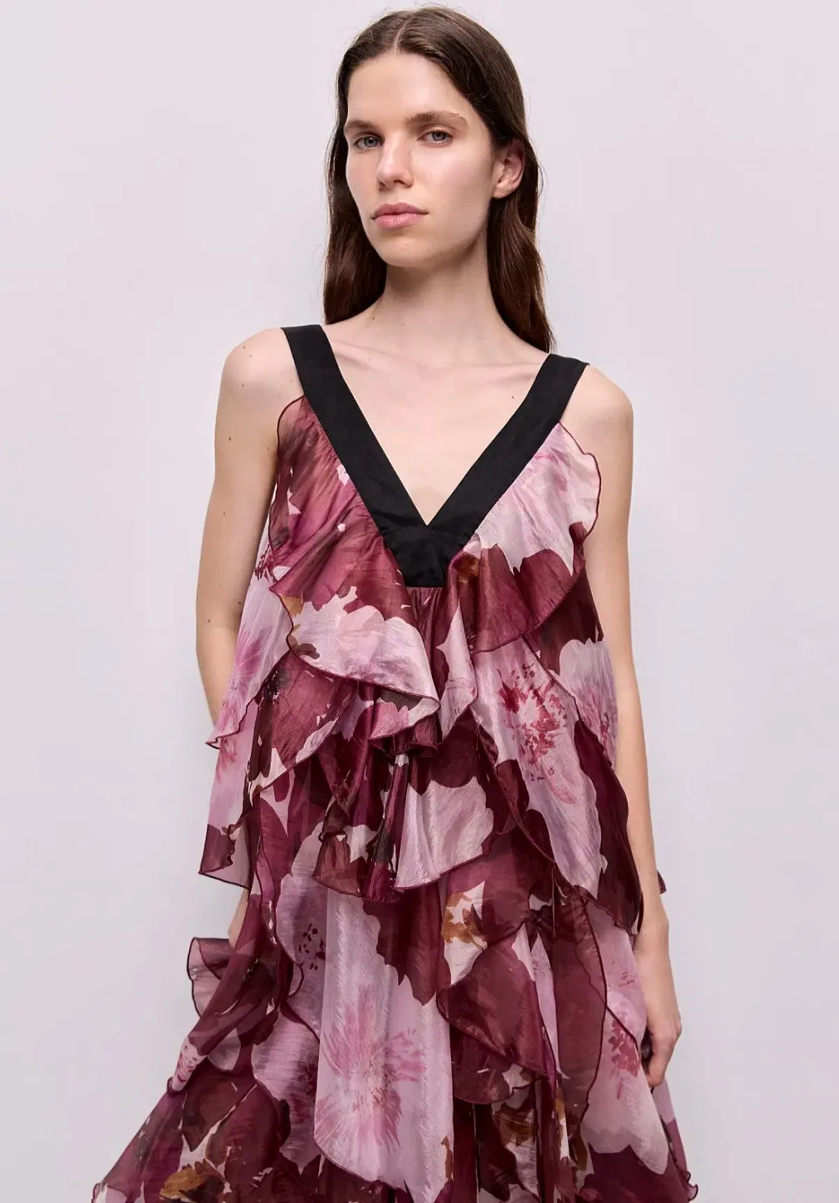 Aje Athena Gown Aquarelle size 10 - Image 4