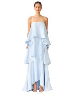 Elliatt Tilly Tiered Maxi Dress Pale Blue Size M for rent on The Volte - image 4
