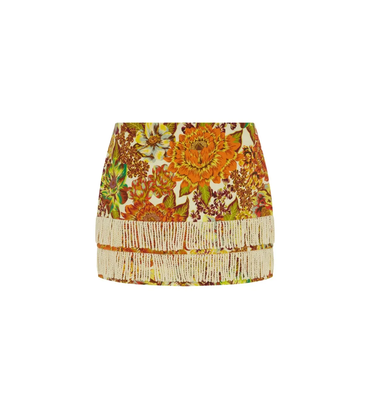 Alemais Lana Cropped Tee and Mini Skirt Set Multi Print Size 6 - Image 5