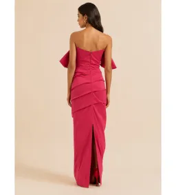 Rachel Gilbert Memphis Maxi Gown in Watermelon Size 2/AU10 for rent on The Volte - image 2