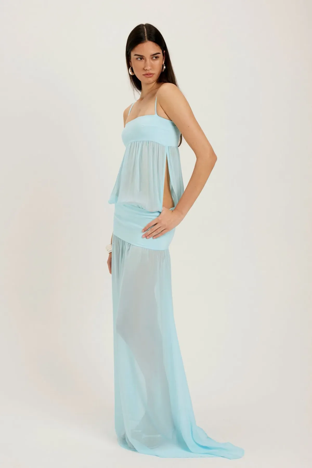 Ance Gria Romeo Gown Aqua size XS - Image 1