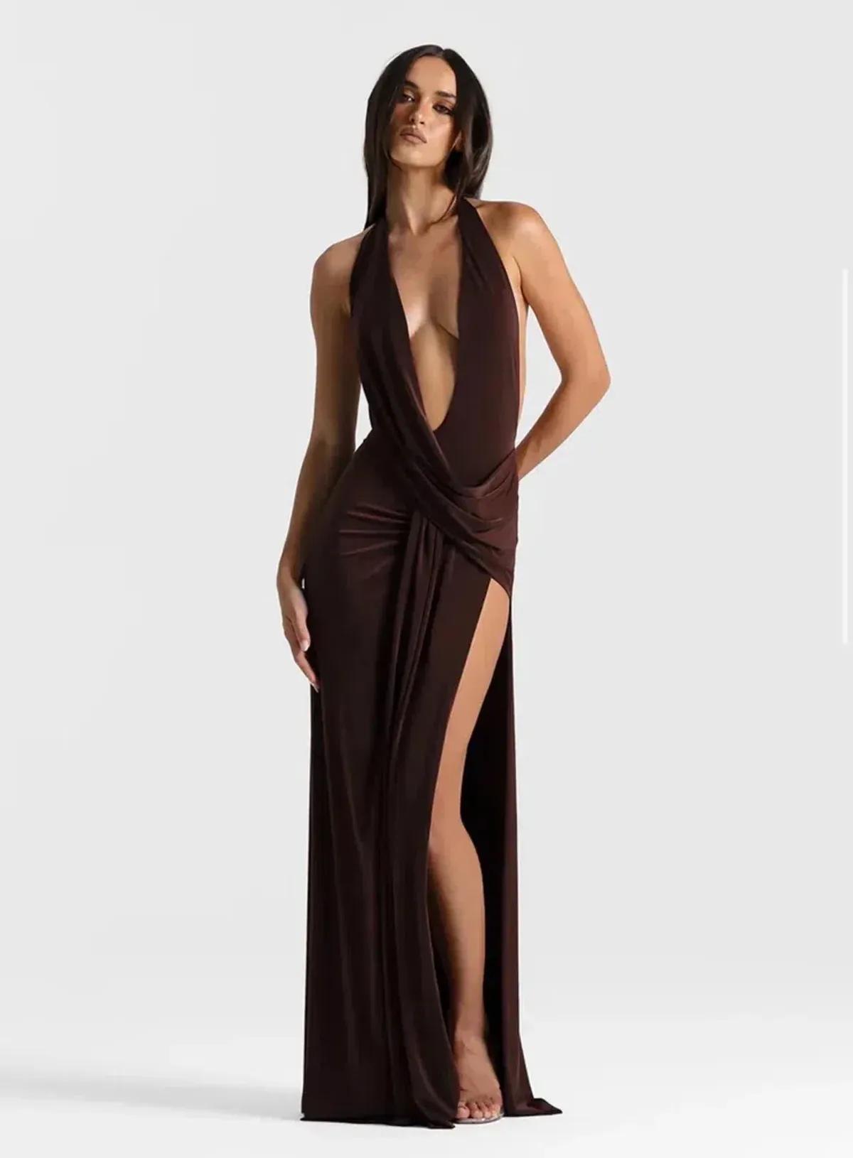 Natalie Rolt Winona Gown Espresso Size 6 AU / 0 - Image 1
