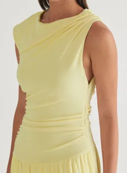 Anna Quan Andie Dress Limoncello for rent on The Volte - image 2