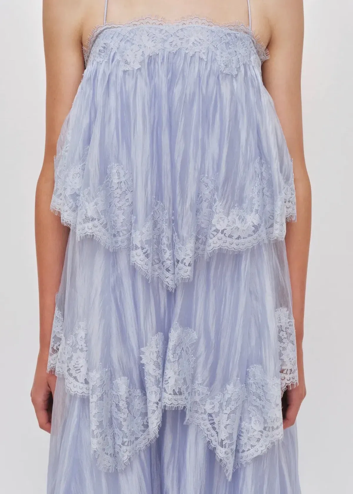 AJE- Ophelia Lace Gown- Blue- Size 8 - Image 2