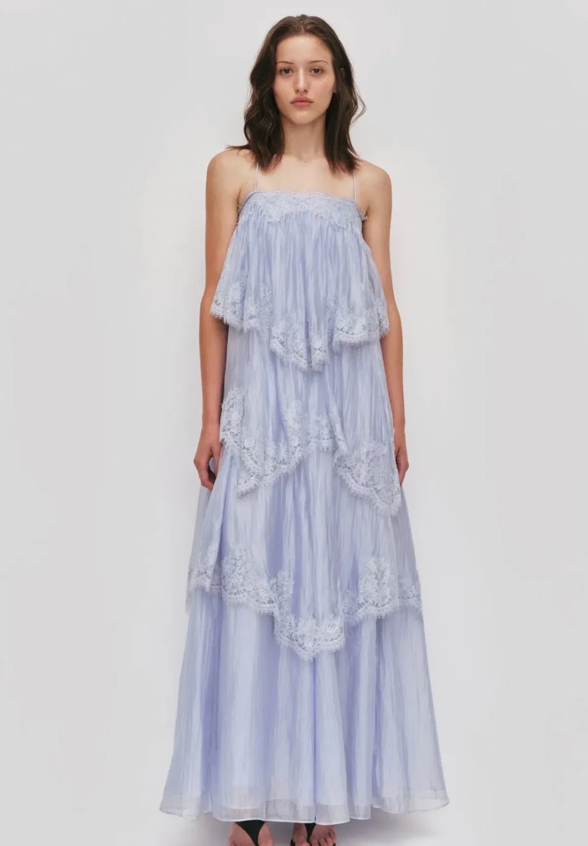 AJE- Ophelia Lace Gown- Blue- Size 8 - Image 1
