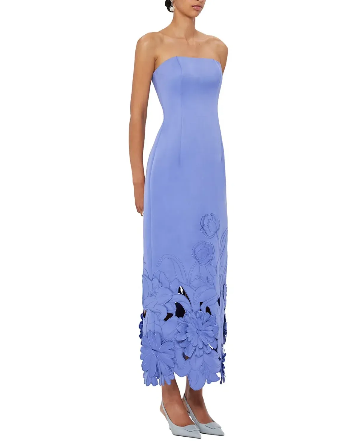 Leo Lin Rayna Applique Bustier Dress - Image 4
