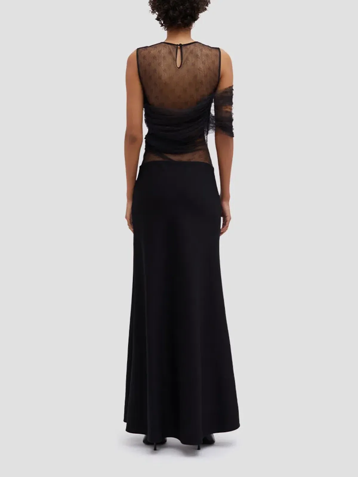 Christopher Esber Black Abysso Volcan Gown - Size 4 AU - Image 3
