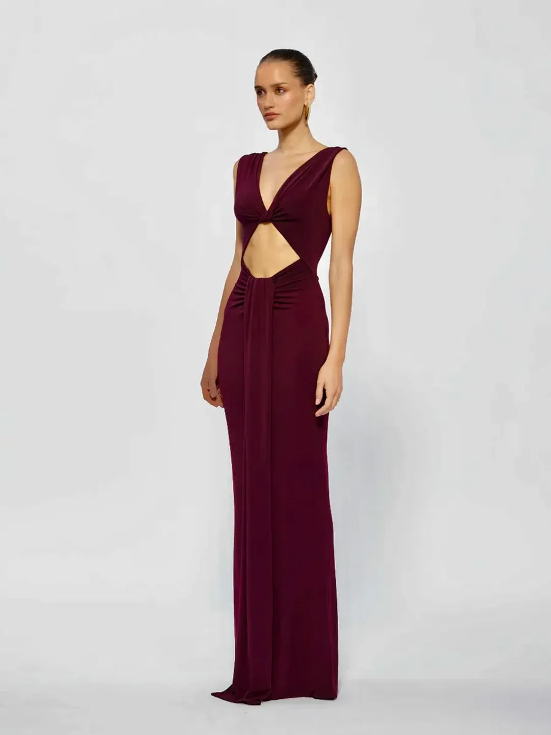 Effie Kats reversible Faith Dress - Black Cherry for rent on The Volte - main image