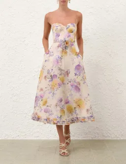 The Luna Ruffle Midi Dress for rent on The Volte - image 3