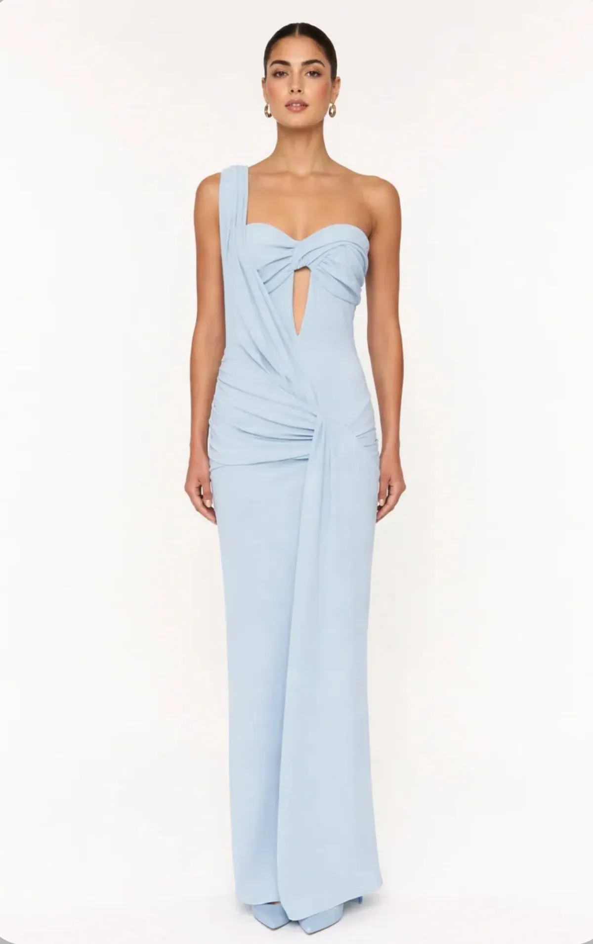 Jefrei Sei / She is Olla Madeleine Dress in Bay Blue Size S for rent on The Volte - main image