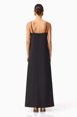 Elliatt Buttercup Embroidered Maxi Dress in Black Size S for rent on The Volte - image 3