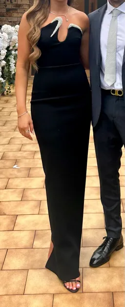 Rachel Gilbert Tessa Maxi Gown Black Size 6 for rent on The Volte - image 3