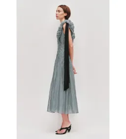 Aje Mathilde Maxi Dress Duck Egg Size 10 for rent on The Volte - image 3