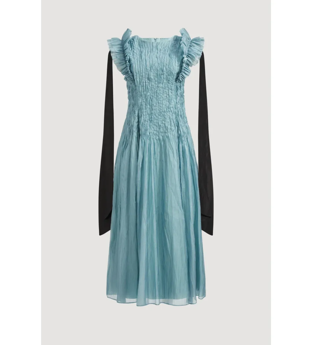 Aje Mathilde Maxi Dress Duck Egg Size 10 for rent on The Volte - main image