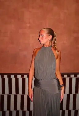 Arcina Ori - Santina Dress size small - Khaki for rent on The Volte - image 3