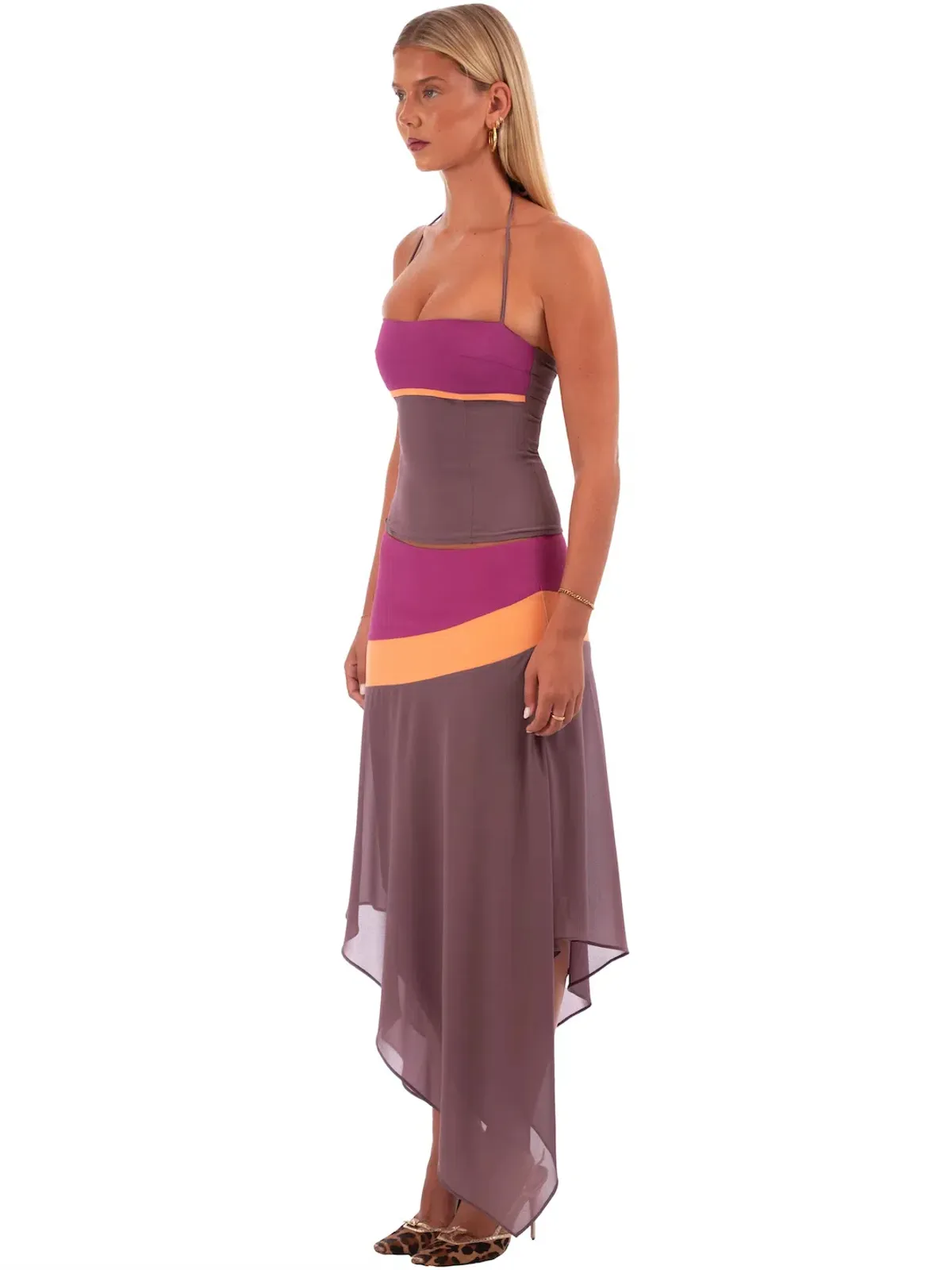 I AM DELILAH IRIS CORSET & MIDI SKIRT. SIZE S / AU 8 - Image 5