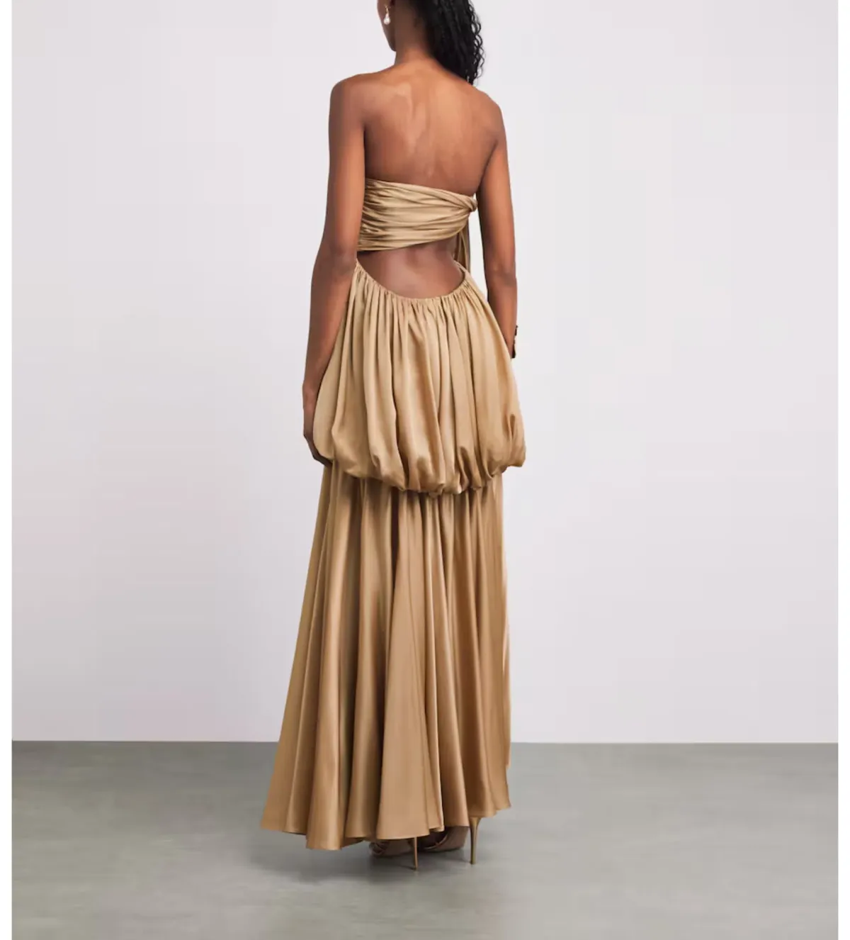 Zimmermann Alchemy Billow Maxi Dress in Champagne Size 1/AU10 - Image 3