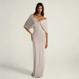 Ance Gria Neve Dress - Grey Size Large for rent on The Volte - image 1