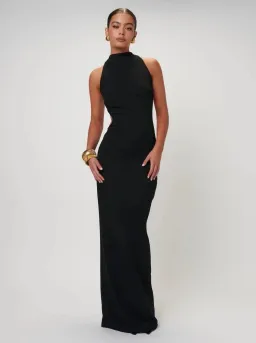EFFIE KATS AMBRE GOWN BLACK SIZE 6 (XS) for rent on The Volte - image 1
