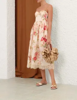 Zimmermann Roselight Picnic Midi Dress - size 1 for rent on The Volte - image 5