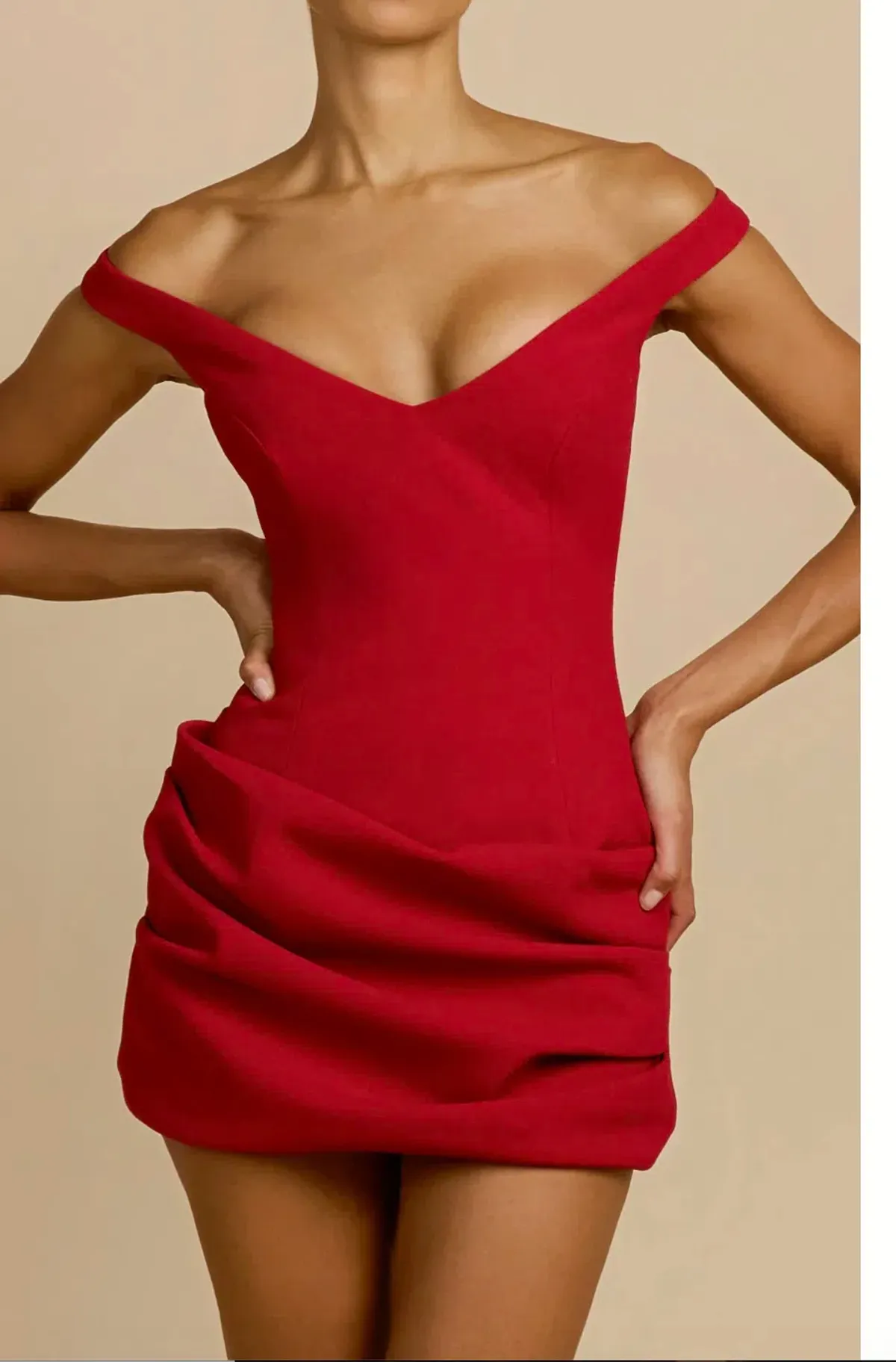 Avery Dress Red - Image 3