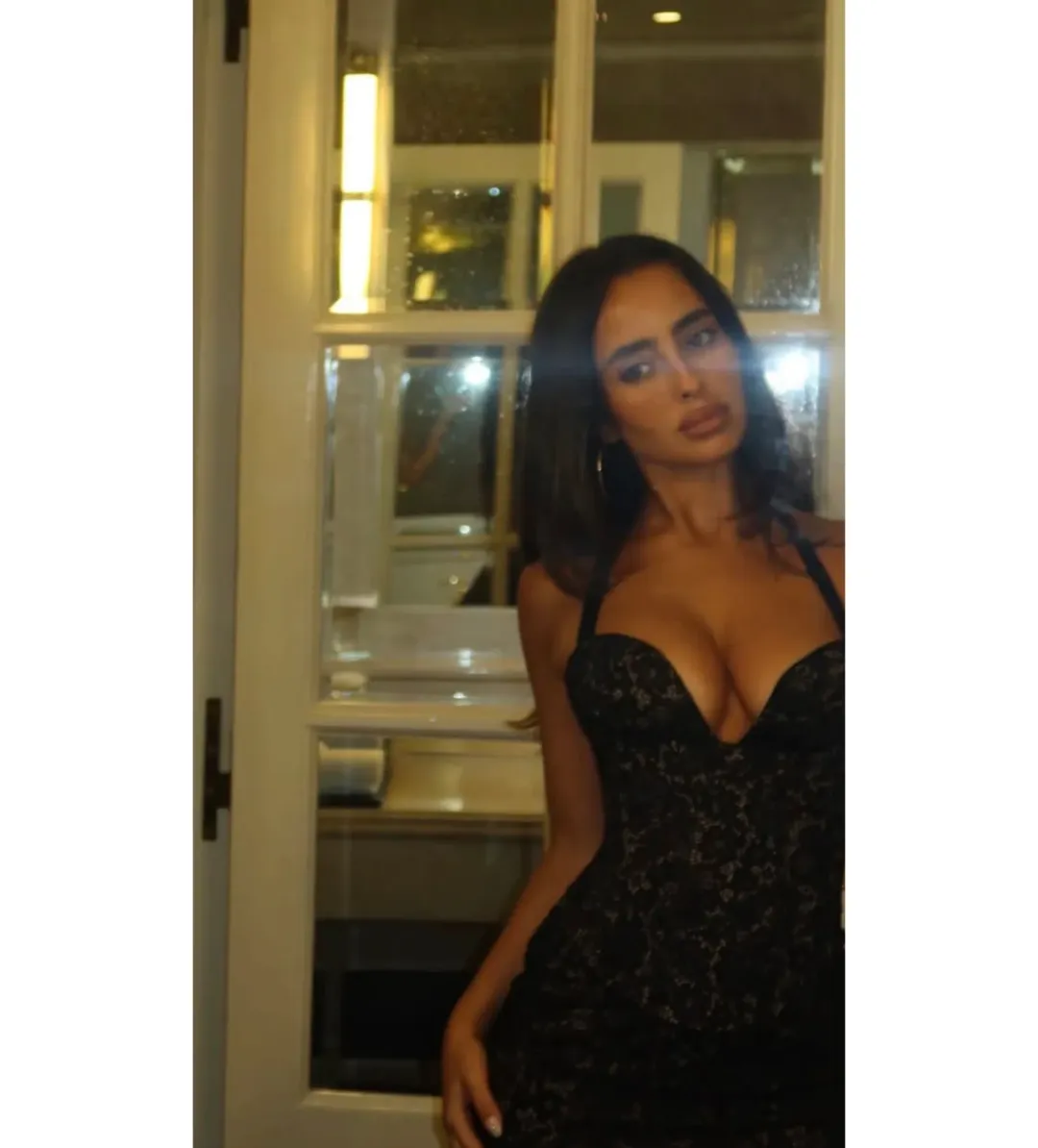 Fenity Monique Gown Black Size 8 for rent on The Volte - main image