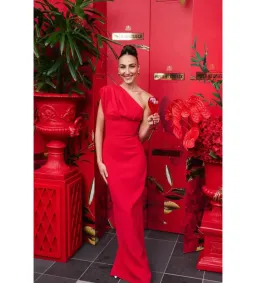 Rachel Gilbert Winnie Gown Red Size 10 for rent on The Volte - image 2