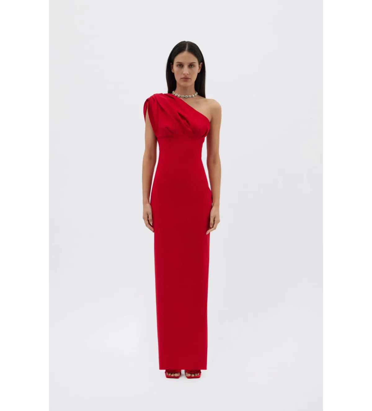 Rachel Gilbert Winnie Gown Red Size 10 - Image 1