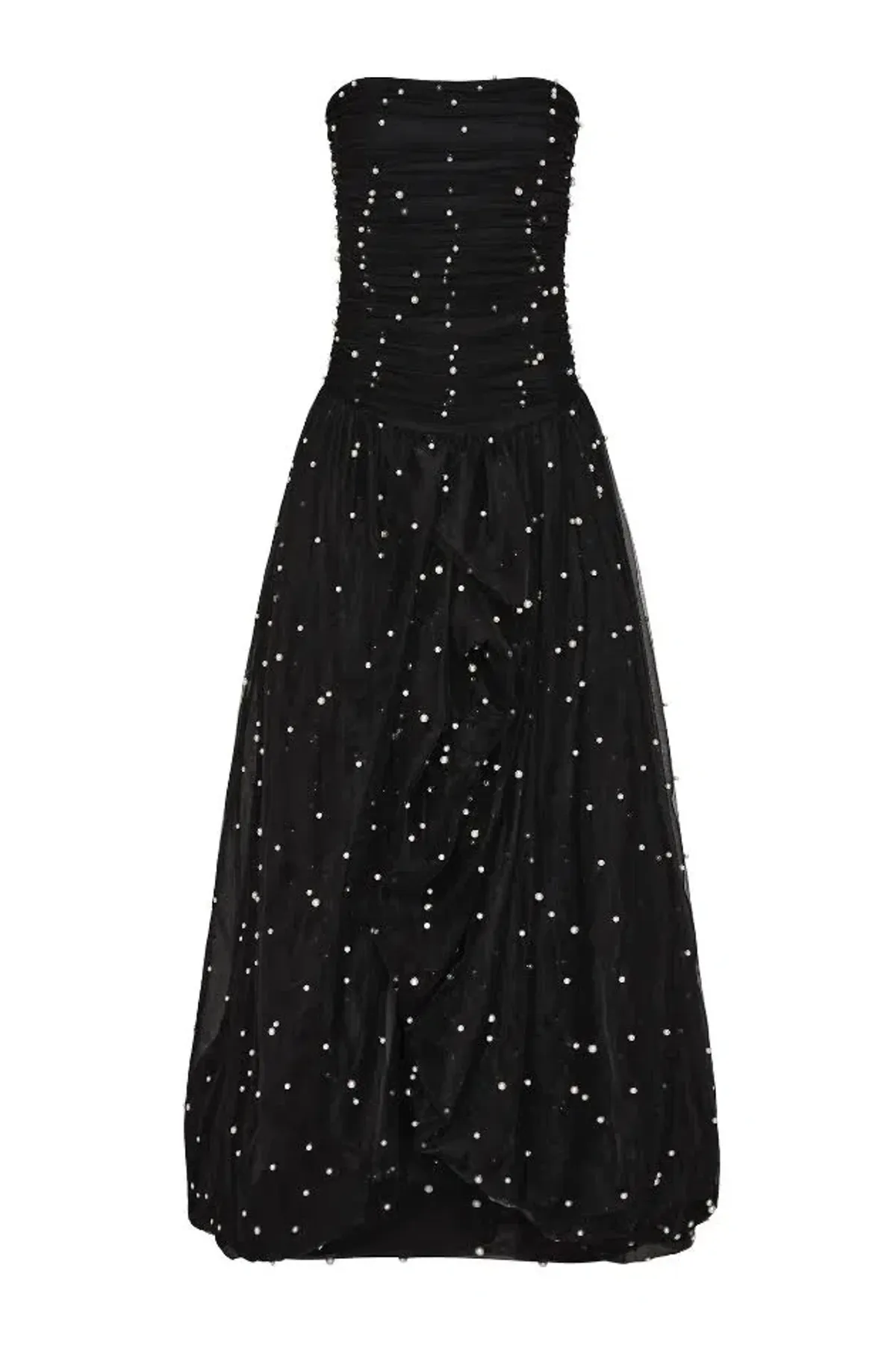 π€π€ NEW AJE Juniper Gown β Black & White β Size 8 strapless beaded formal maxi dress π€π€ - Image 10