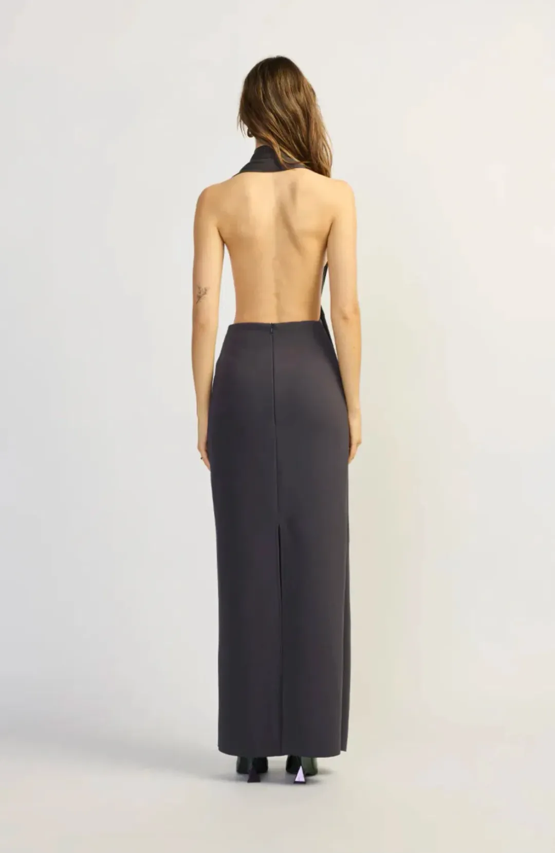 Tojha Dova Dress in Steele XS for rent on The Volte - main image
