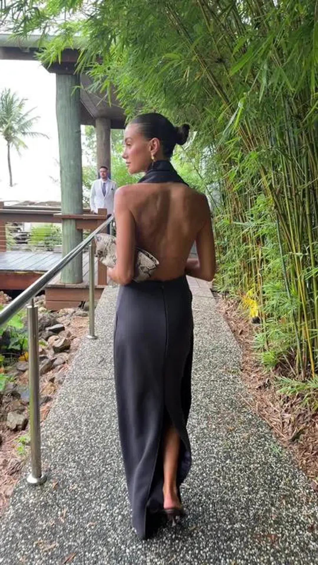 Tojha Dova Dress in Steele XS for rent on The Volte - main image