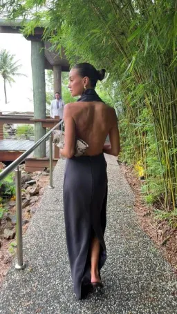 Tojha Dova Dress in Steele XS for rent on The Volte - image 3