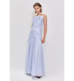 Aje Aquiline Gown in French Blue Size AU10 for rent on The Volte - image 2