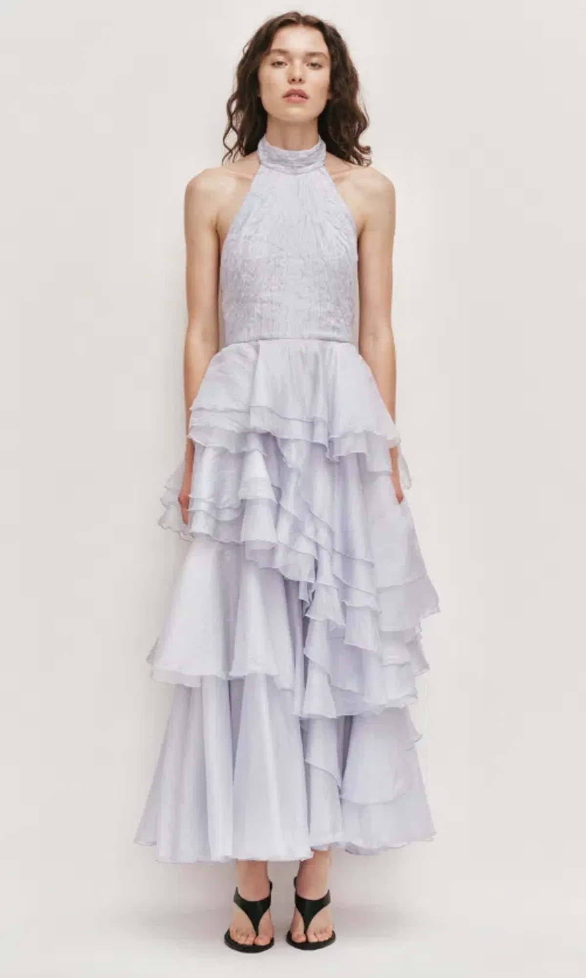 AJE Fayette Gown French Blue Size 10 for rent on The Volte - main image