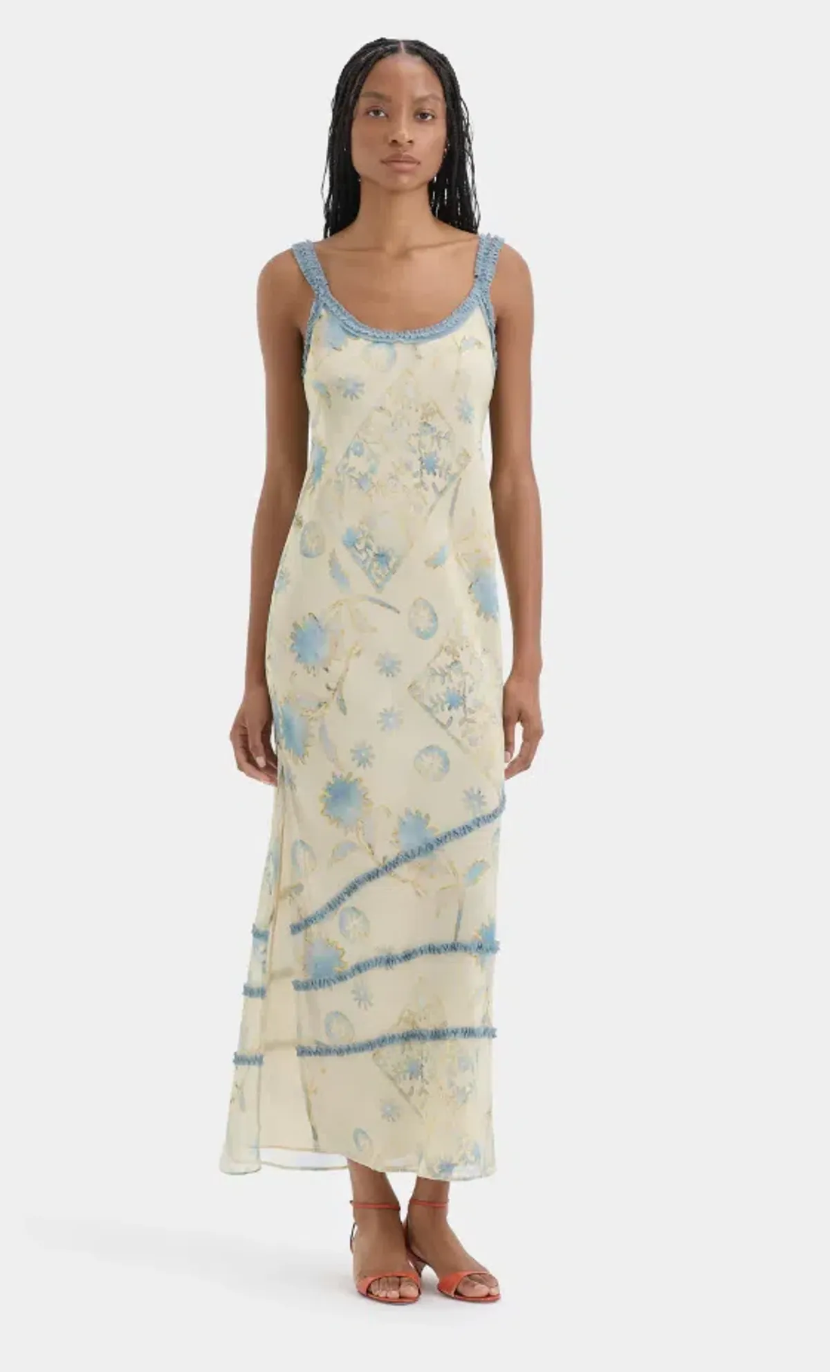 Sir the Label Cecile Ruffle Slip Dress Size 2 - Image 1