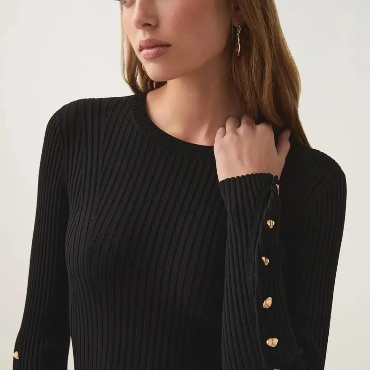 Aje Lia Midi Dress Black - Size XS - Image 3