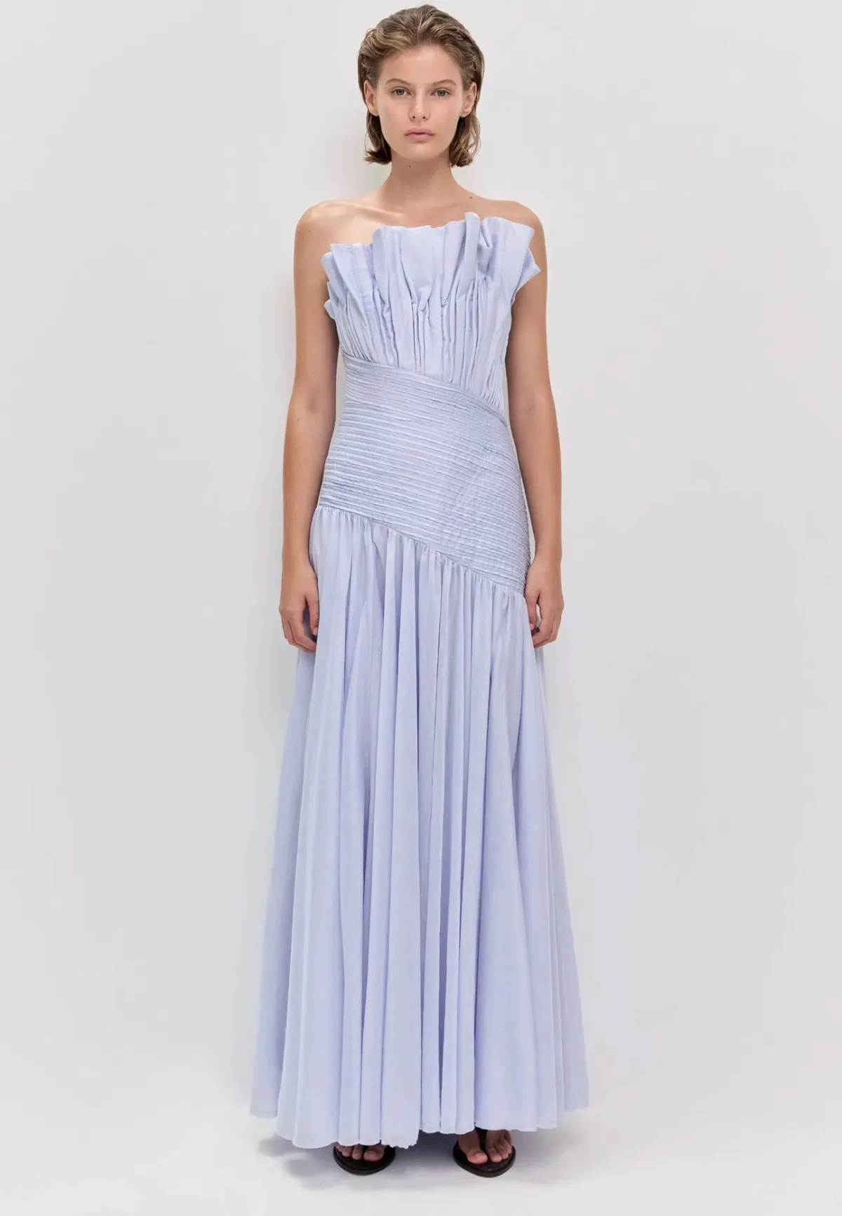 Aje Aquiline Gown Size 12 French Blue - Image 1