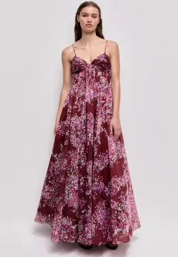 Aje Fortuna Gown size 8 Flora Blossum for rent on The Volte - image 1