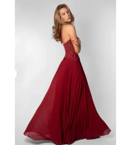 Fenity Gaia Maxi Dress Red Size 8 for rent on The Volte - image 3