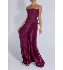 L'idee Maya Gown Sangria Glitter Size 6 for rent on The Volte - image 2