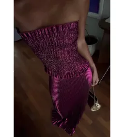 L'idee Maya Gown Sangria Glitter Size 10 for rent on The Volte - image 9