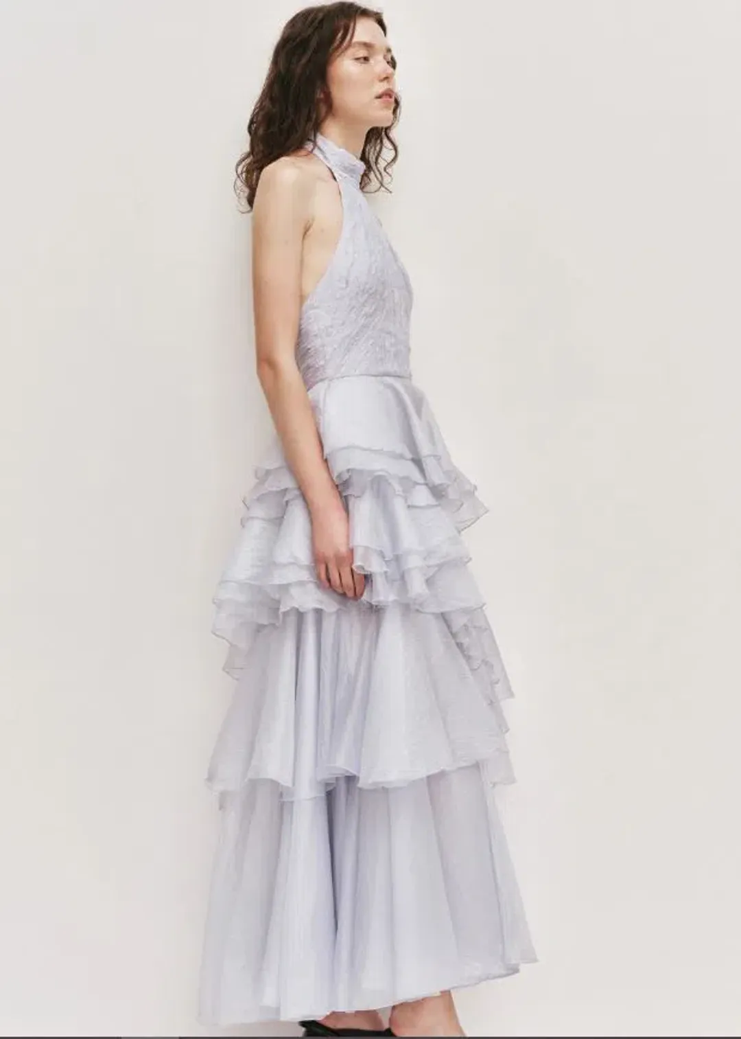Aje Fayette Gown in French Blue Size 6 for rent on The Volte - main image