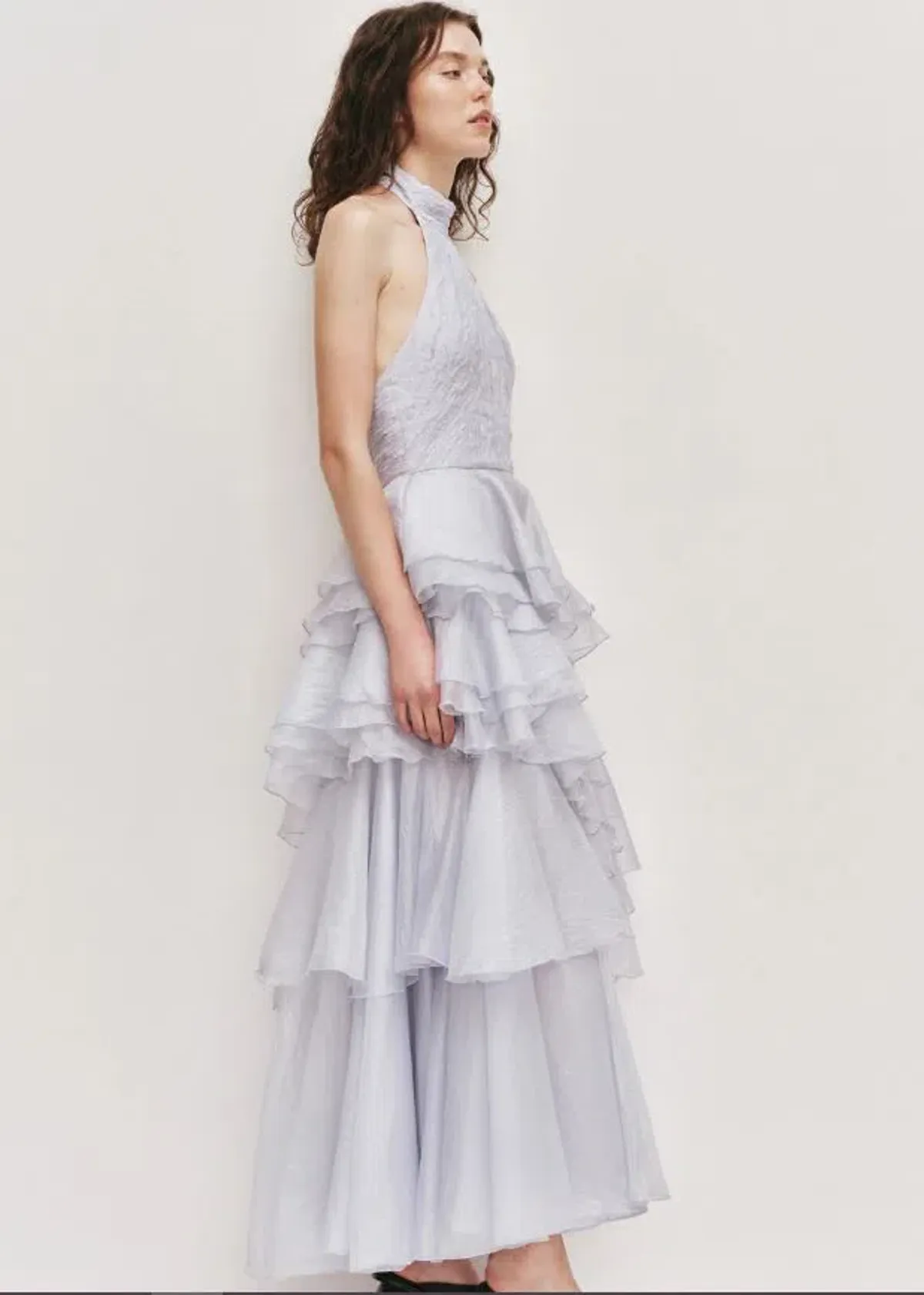 Aje Fayette Gown in French Blue Size 8 - Image 3