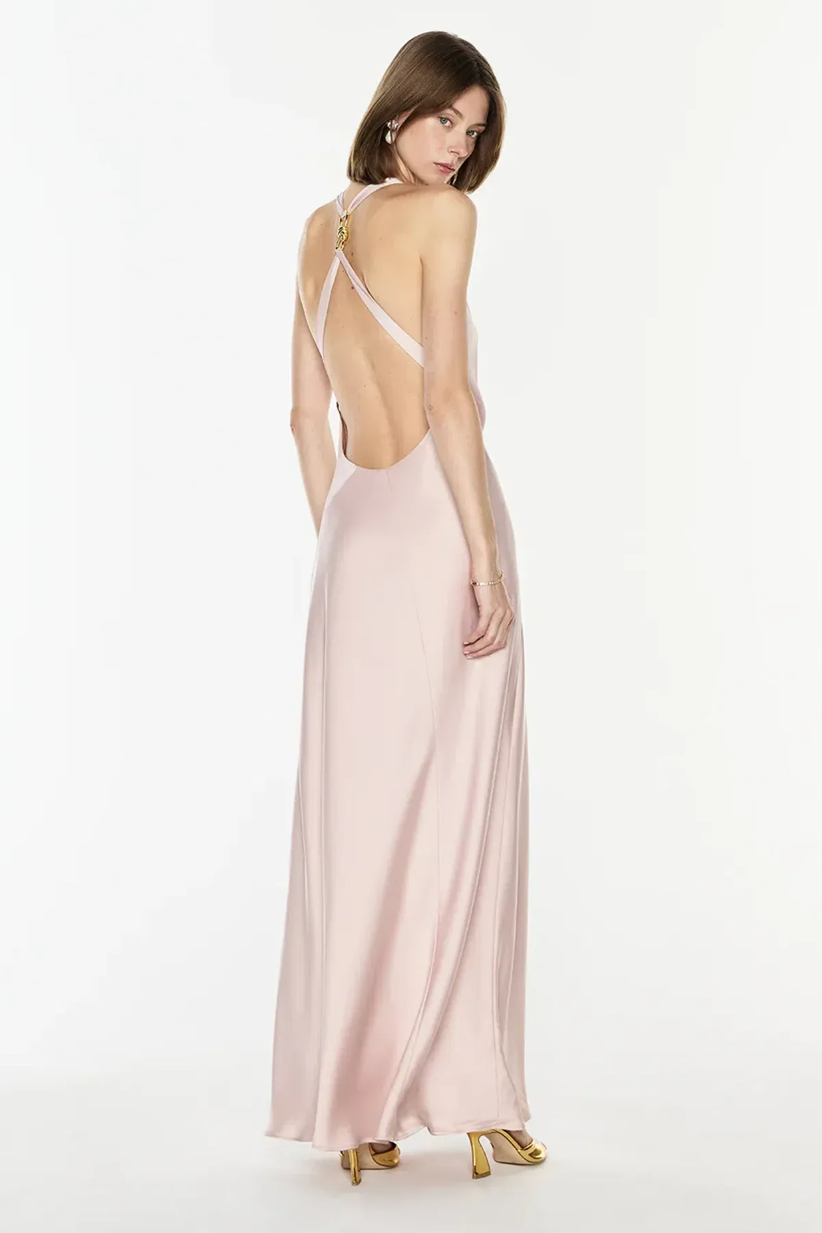Manning Cartell Charmed Cowl Slip Dress Rose Pink Size 8 - Image 2